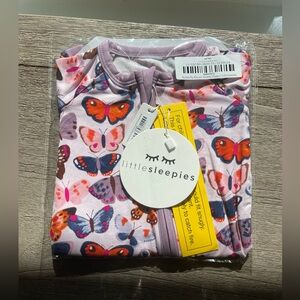 Little sleepies - butterfly kisses - 3/6mo Shorty